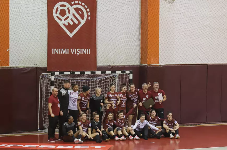 Rapid visează la titlu, după aproape două decenii. Trupa din Giulești, liderul Ligii Naționale feminine de handbal
