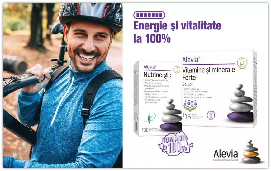 Faci mișcare ca să ajungi la 100% energie și vitalitate