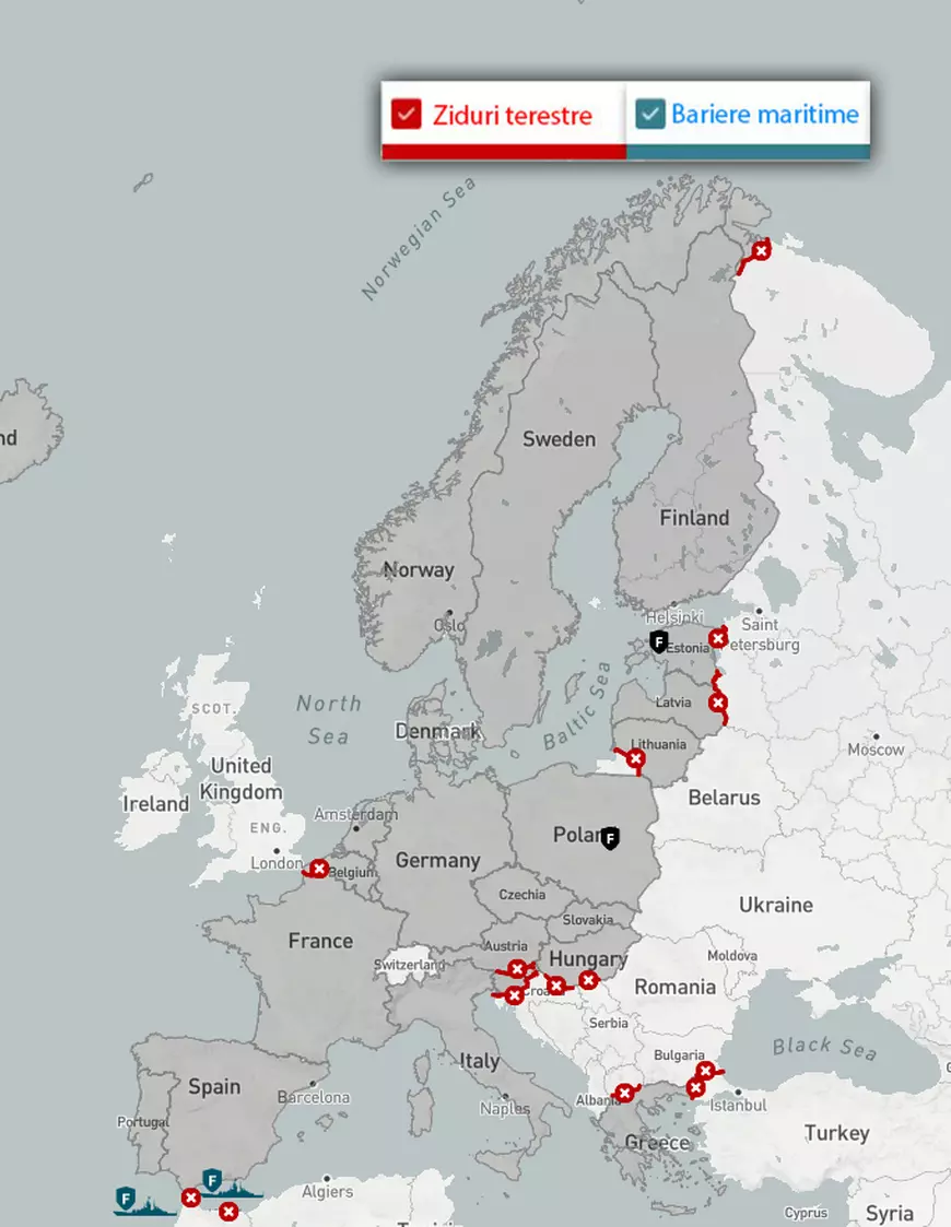 Devine Europa o „fortăreață”? Construcția unor ziduri în fața migranților, o idee tot mai aplicată