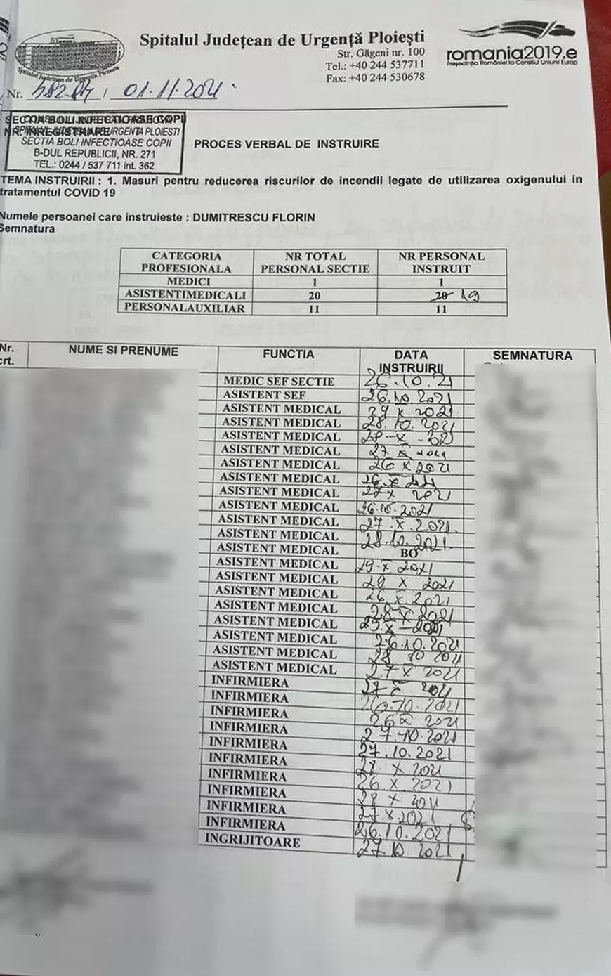 Managerul de la Ploiești neagă că în spital ar fi detectoare de oxigen cu încărcare solară: „Sunt aparate omologate folosite în multe spitale”
