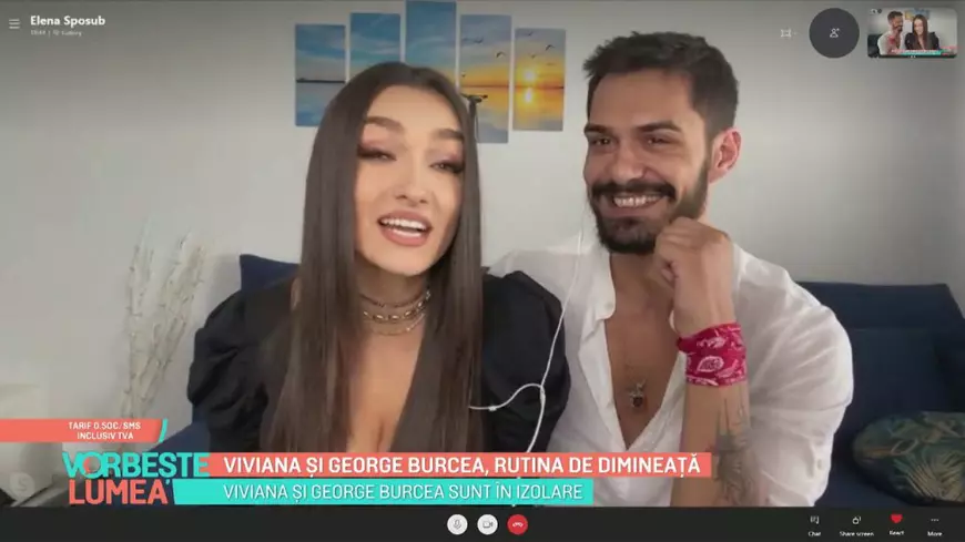 Ce i-a răspuns Viviana Sposub lui George Burcea atunci când acesta a cerut-o în căsătorie pe internet