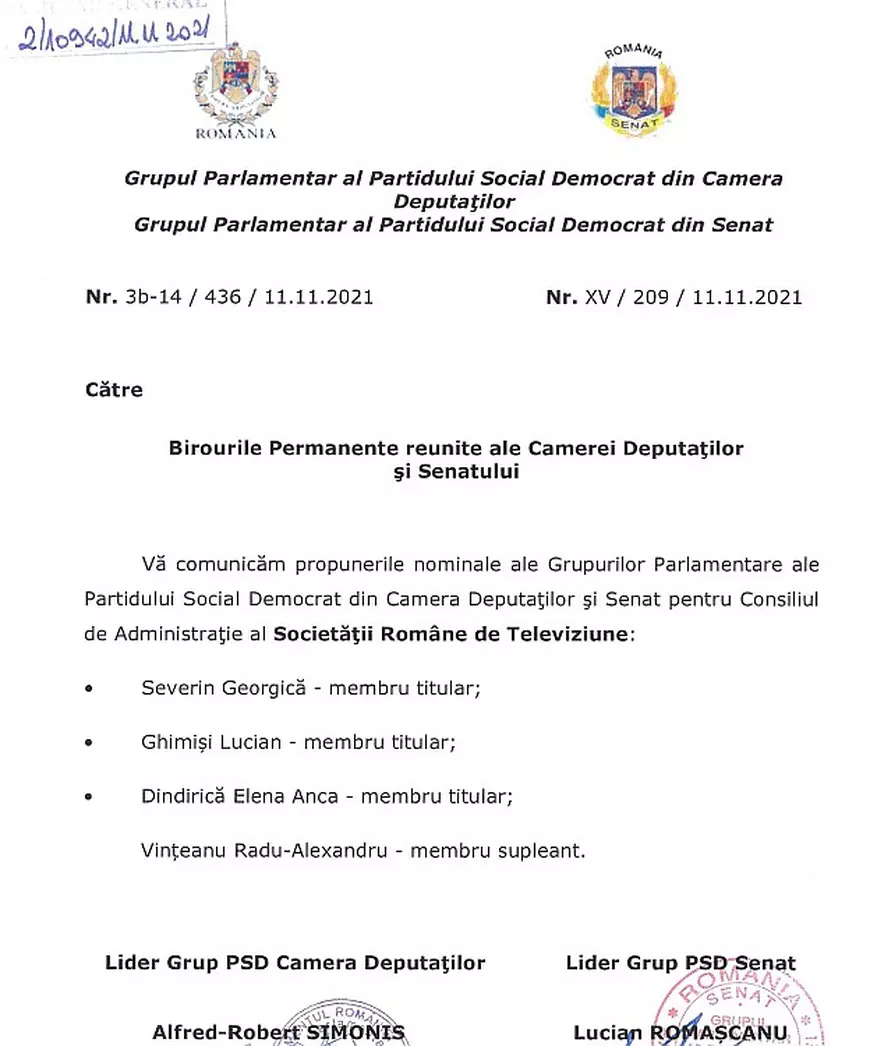 SURSE: Dan Turturică, favorit să preia şefia TVR. Care sunt propunerile partidelor pentru CA ale TVR și Radioului