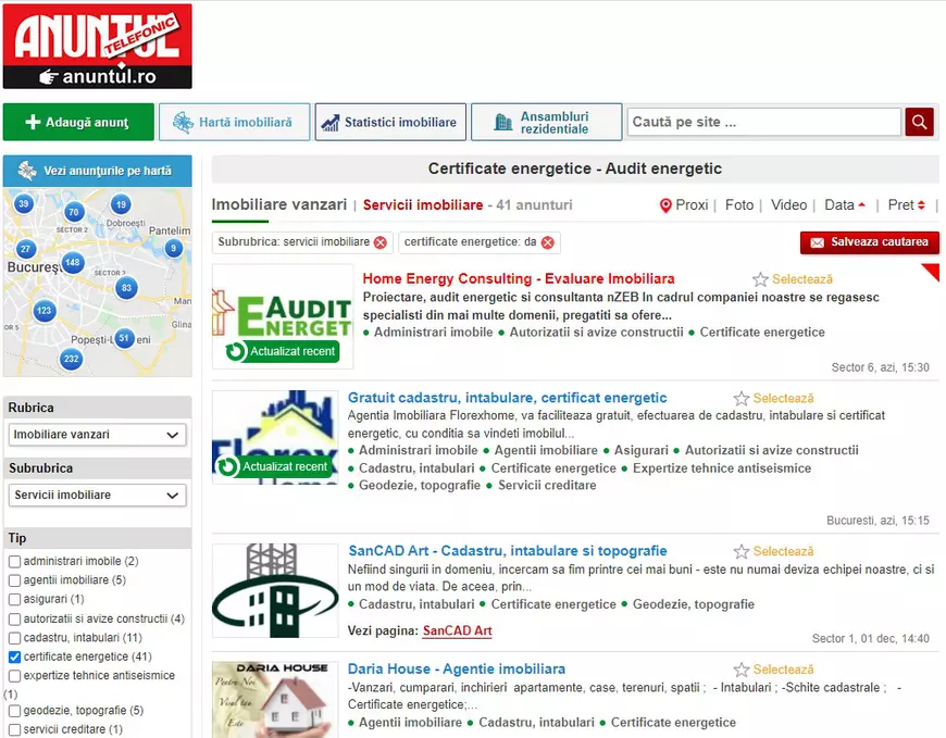 Află unde găsești servicii imobiliare variate și cum poți obține ușor certificate energetice!