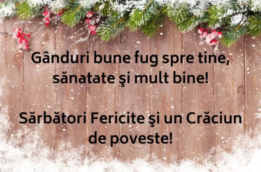 Urări și mesaje de Crăciun - Sărbători feiricite!