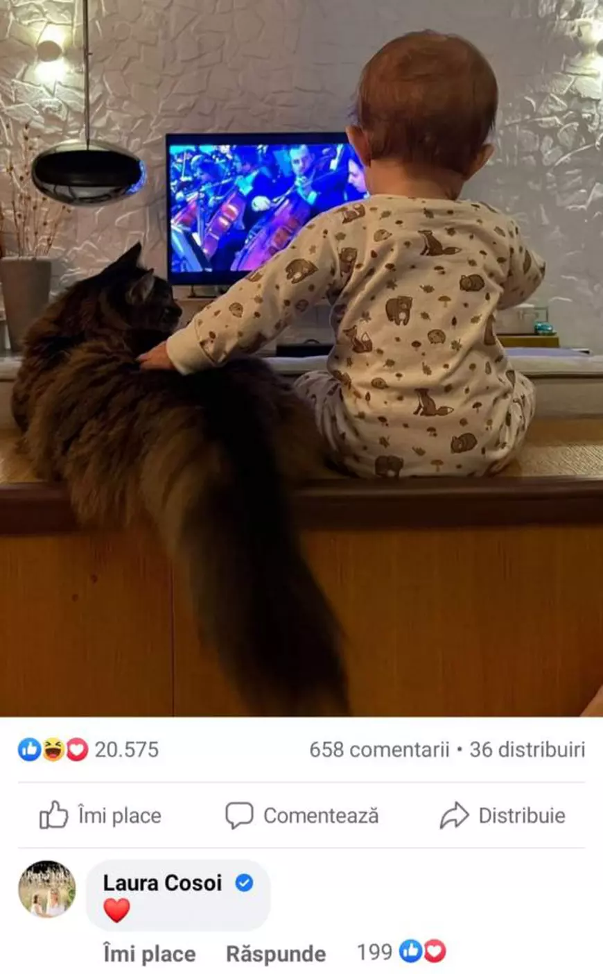 Reacția Laurei Cosoi, după ce Smiley a postat o imagine cu fetița lui, Josephine. Ce relație este între cei doi