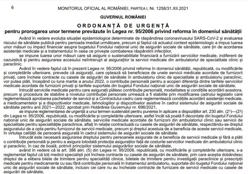 Introducerea contribuţiei personale, care urma să intre în vigoare de la 1 ianuarie, amânată pentru 2025