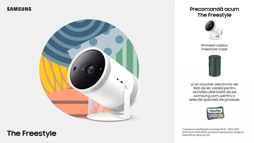 Cele mai tari idei de distracție în familie. Acum te poți bucura oriunde alături de cei dragi, doar cu noul Samsung Freestyle