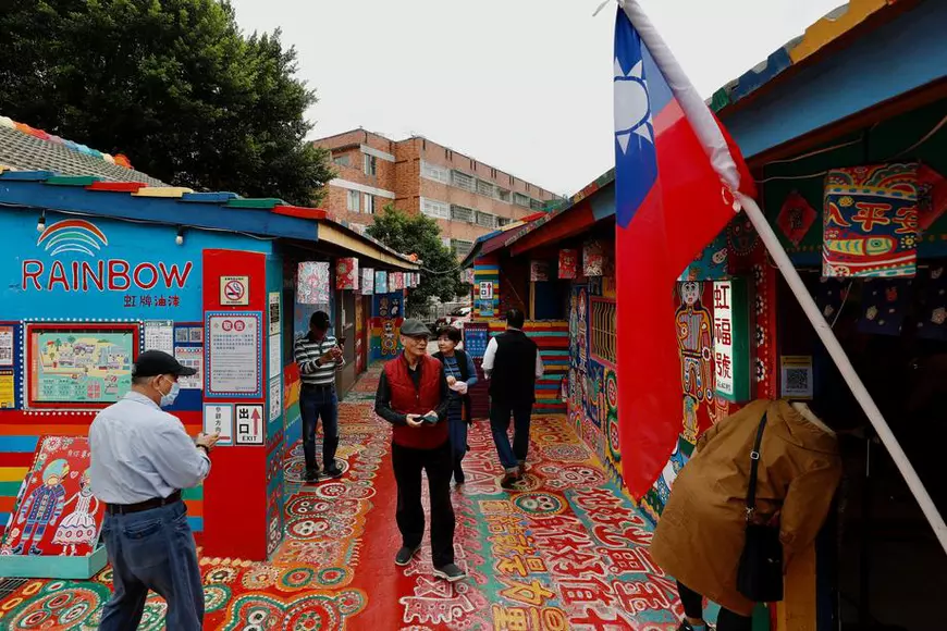„Satul curcubeu” din Taiwan, o atracție în mediul online. Cum a fost salvat de la demolare