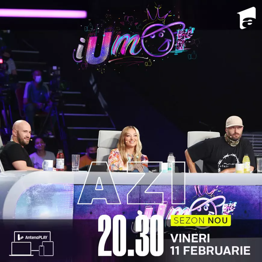 „iUmor”, sezonul 12 începe în această seară la Antena 1. Ce discuții au loc între jurați în prima ediție: „Aş lăsa o singură televiziune”