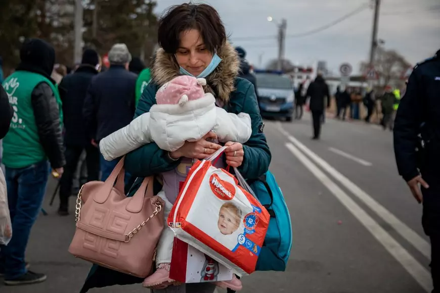 Copiii războiului. Imagini emoționante surprinse de fotoreporterul Libertatea la Vama Siret