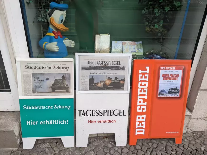 Corespondență de la Berlin din a doua zi a invaziei ruse în Ucraina. Rețineri la sancțiuni, dar declarații ferme: „Putin nu va câștiga”