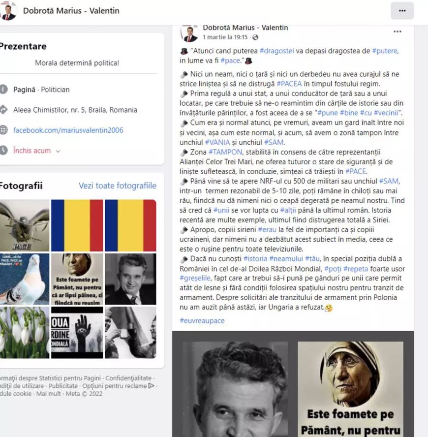 Un ales PSD renunță la funcții după ce a postat mesaje pro-Ceaușescu și critice la adresa NATO. ”Prostia se plătește"