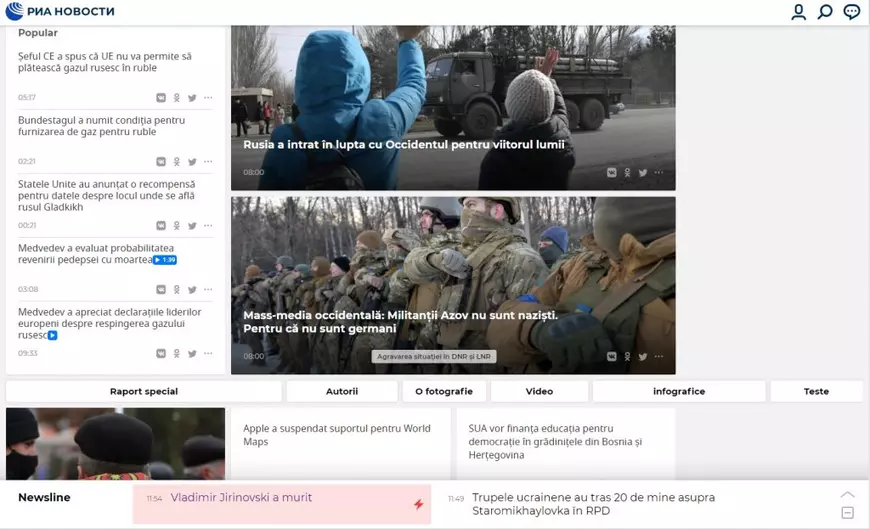 Vladimir Jirinovski a murit, a anunțat agenția rusă Ria Novosti. Președintele Dumei de stat neagă informația