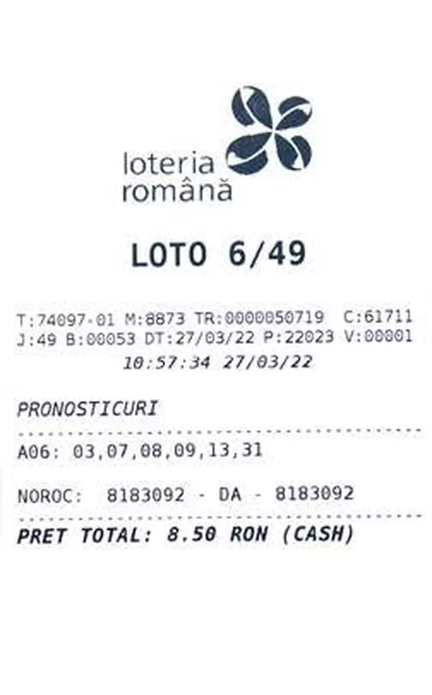 Câştigătorul marelui premiu la Loto 6 din 49 a intrat în posesia banilor