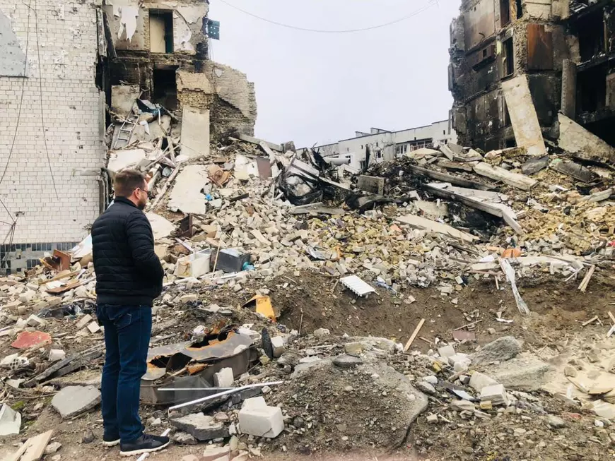 EXCLUSIV | Deputat ucrainean care a vizitat Borodianka povestește pentru Libertatea ce făceau soldații ruși ca să se asigure că civilii nu vor scăpa