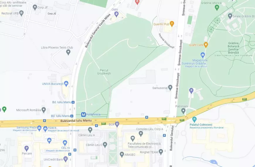 Incendiu puternic în Parcul Grozăvești din București. A fost emis mesaj Ro Alert