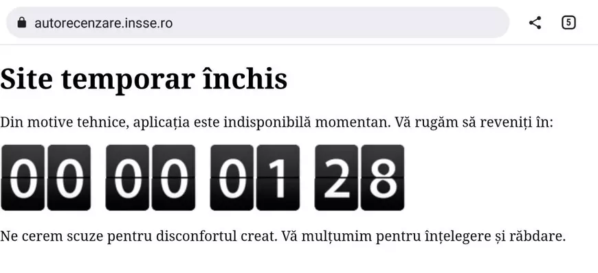 Site-ul de autorecenzare a căzut luni. „A fost o defecțiune”. Până când se poate face recensământul online