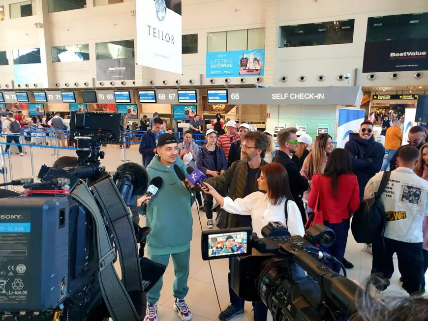 WRS, reprezentantul României la Eurovision 2022, a ajuns la Torino. Astăzi are loc prima repetiție