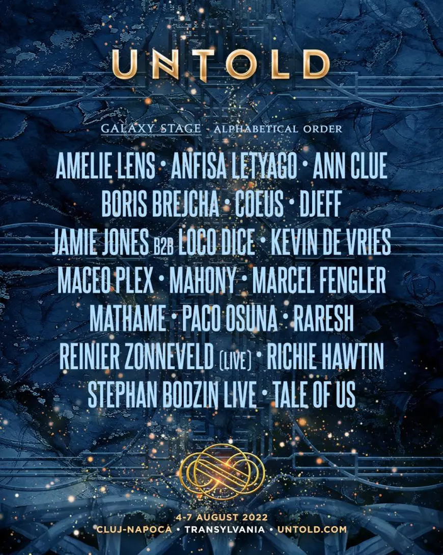 Au fost anunțați noi artiști pentru UNTOLD 2022. Cine va urca pe scenele Galaxy și Alchemy