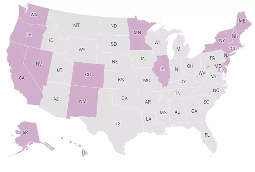 Harta statelor americane care vor interzice avortul după decizia Curții Supreme. Unde vor fi permise în continuare