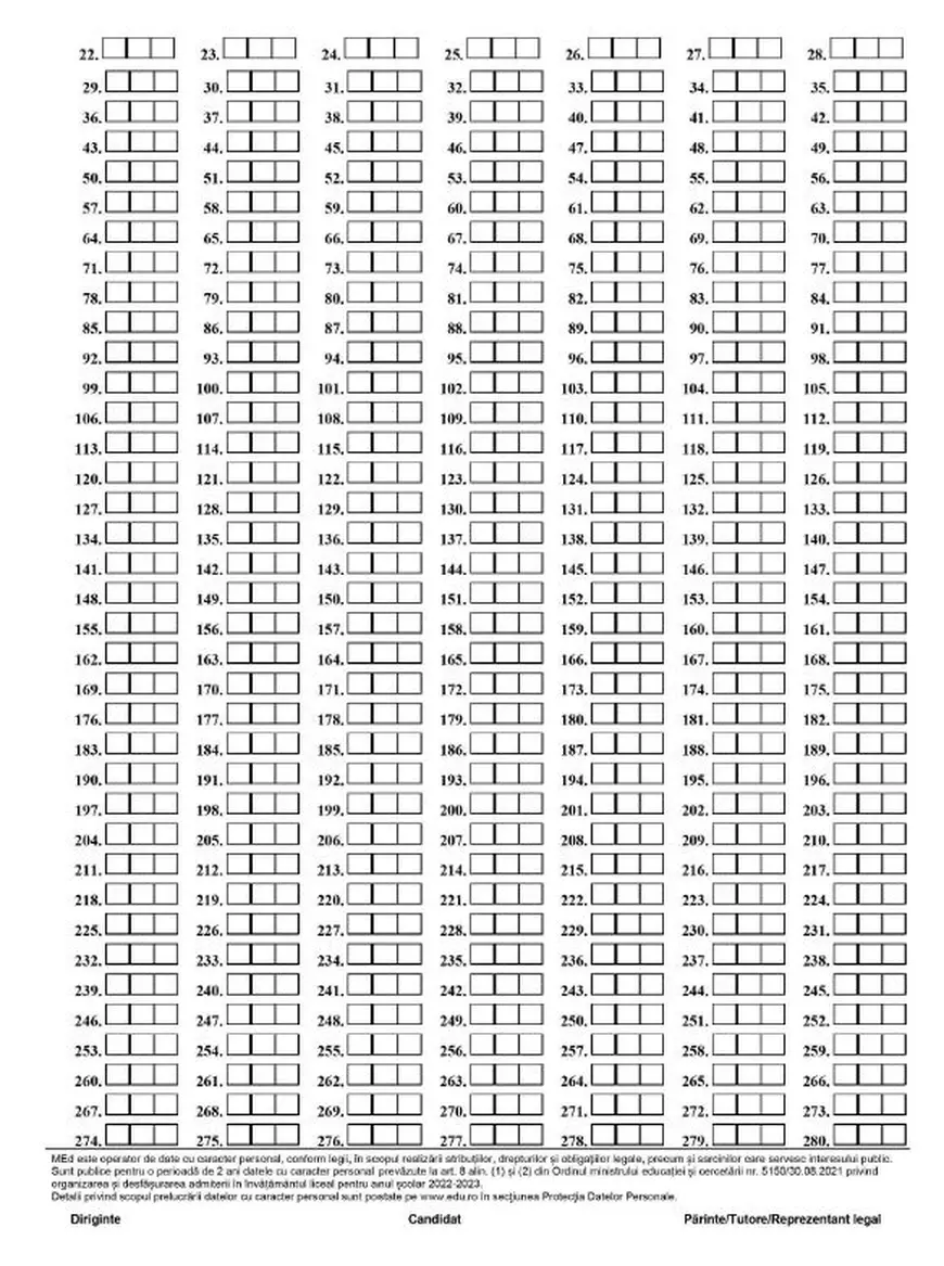 Admiterea la liceu 2022. De azi elevii completează fișele de opțiuni pentru liceu