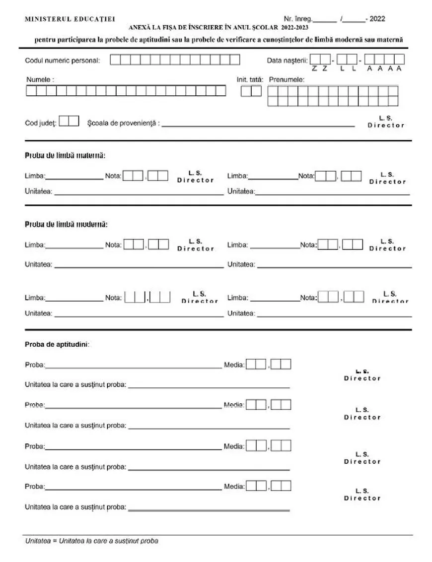 Admiterea la liceu 2022. De azi elevii completează fișele de opțiuni pentru liceu