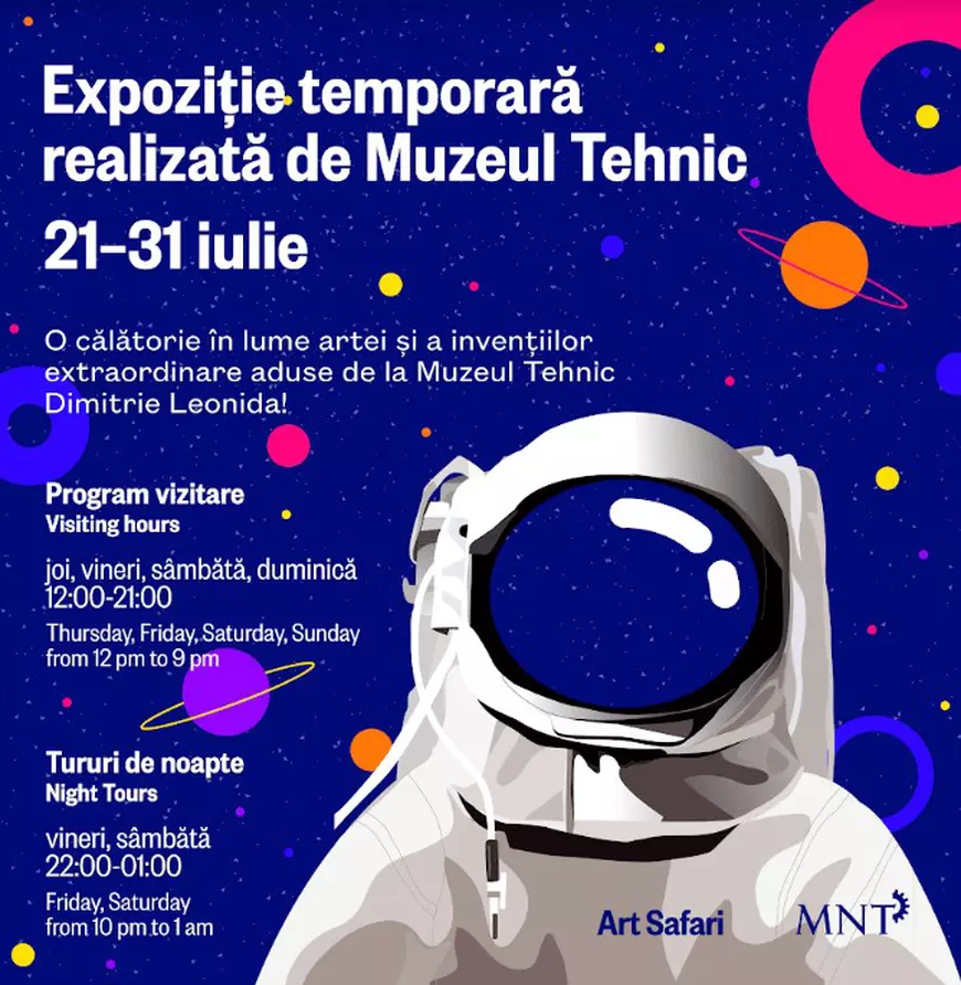 Art Safari face schimb de exponate cu Muzeul Tehnic, găzduind expoziții simultane, timp de 2 săptămâni