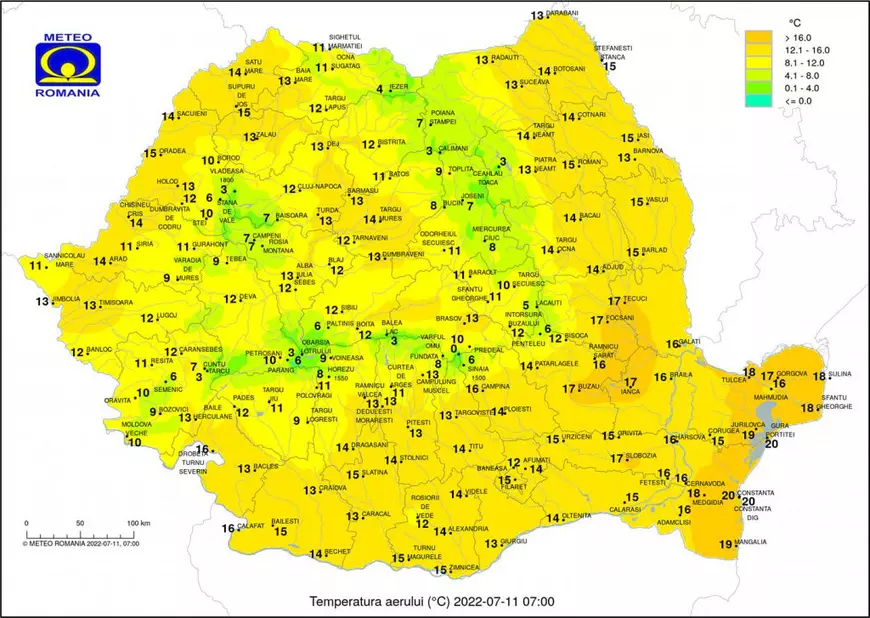 A nins în Bucegi! Imagini filmate luni de dimineață la stația meteo de pe Vârful Omu