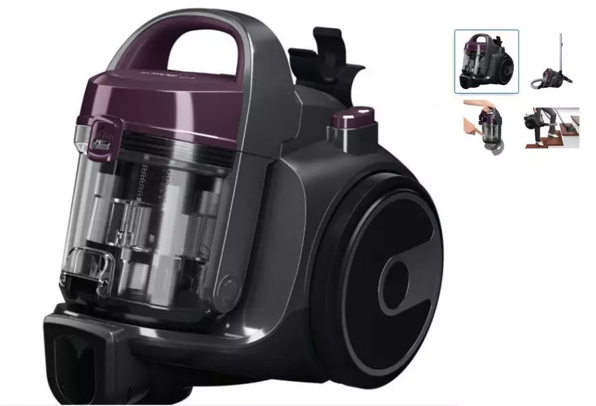 Aspirator fără sac Bosch BGC05AAA1, 700 W, 1.5 L, 24.9 kWh/an