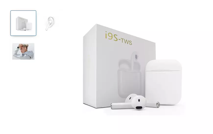 Căști wireless TWS I9s, Bluethooth 5.0, carcasă de încărcare