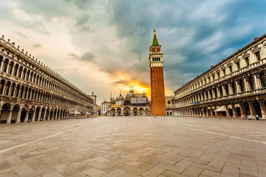 Piazza San Marco, Basilica di San Marco și turnul Campanila San Marco