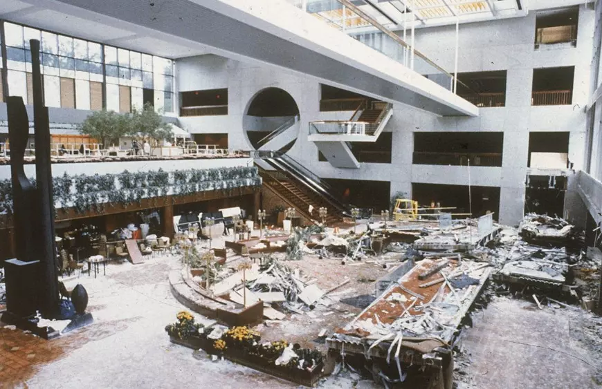 Prăbușirea pasarelei din Hotelul Hyatt Regency – 1981