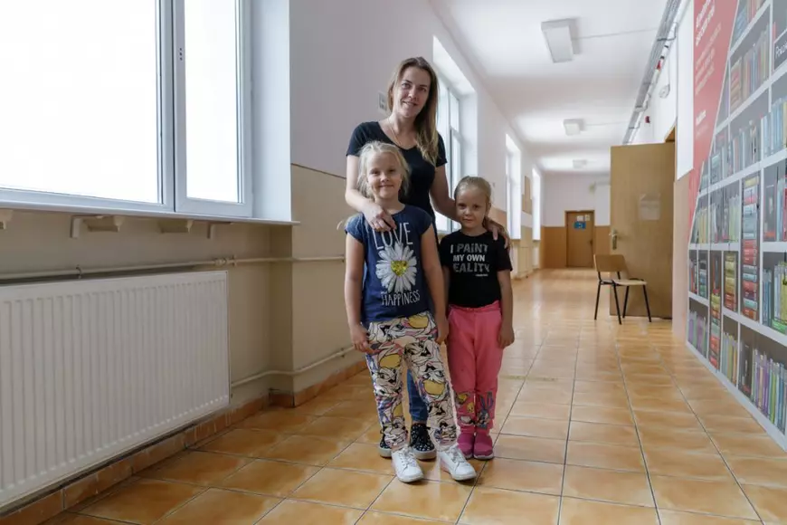 Prima zi de școală pentru copiii refugiați în România. Visul unui băiat de clasa întâi: „Vreau să fiu președintele Ucrainei”