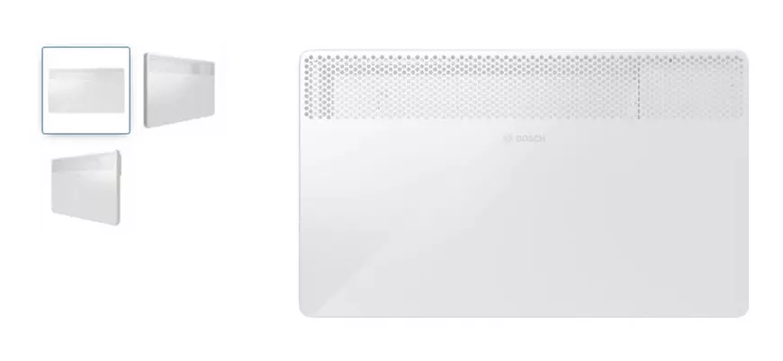 Convector electric de perete Bosch HC 4000-20, 2000 W, Afișaj LED