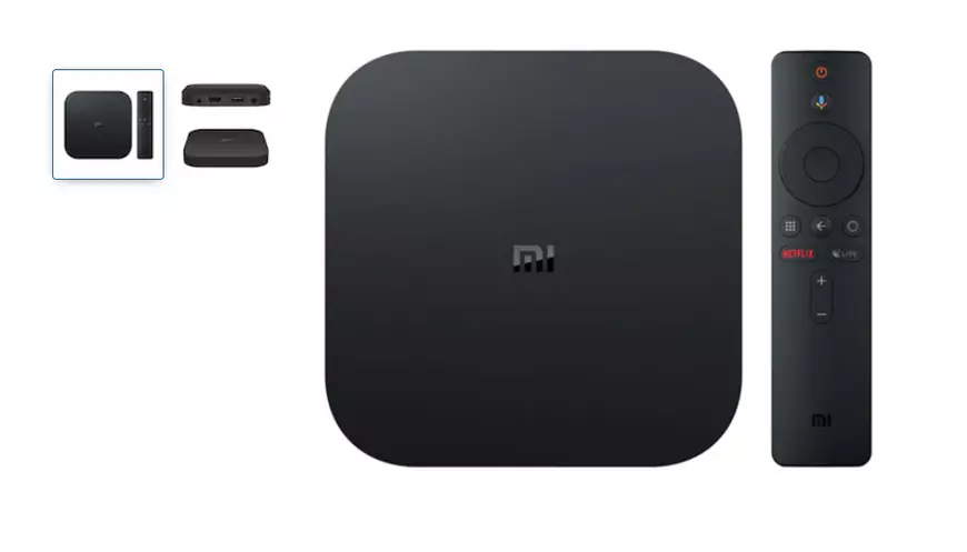 Mediaplayer Xiaomi MI TV Box S, 4K, Control Voce, Negru