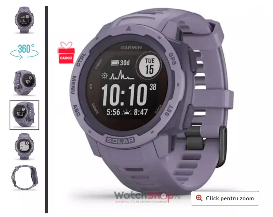 SmartWatch Garmin Instinct Solar 010-02293-02 Orchid