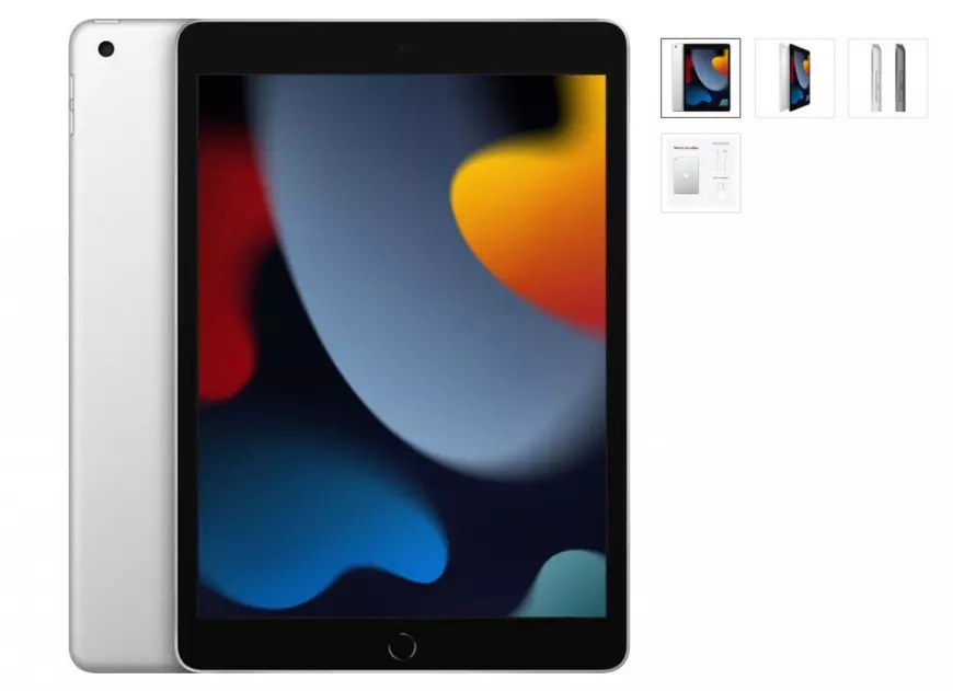 Tableta Apple iPad (9th Generation 2021) 10.2 inch 64GB Wi-Fi Silver