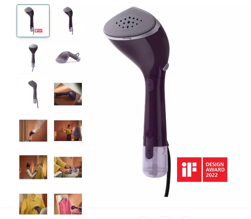Aparat de călcat vertical portabil Philips STH7050/30 Seria 7000, 1500W