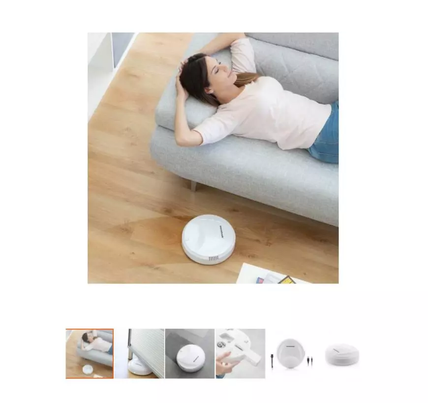 Reduceri la produsele de casă în oferta AloShop de Black Friday 2022 - Robot de aspirare Rovac 1000