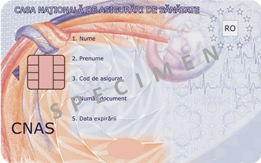 Cum verifici dacă figurezi ca persoană asigurată în sistemul de asigurări sociale de sănătate - Imagine cu faţa unui card de sănătate