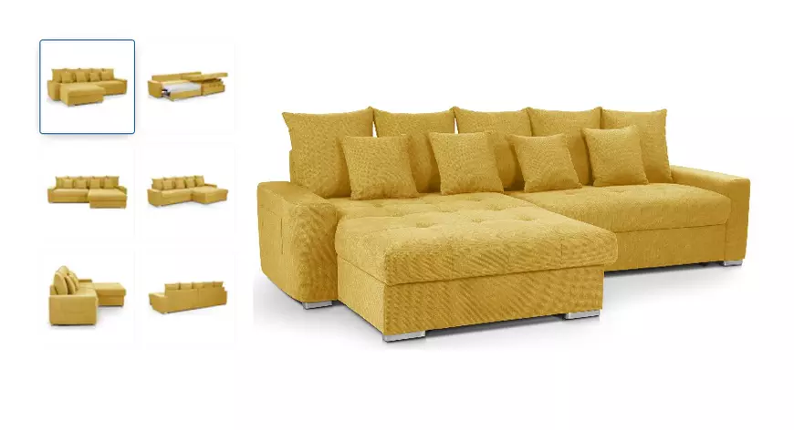 Mobilă de casă la prețuri excelente în oferta eMAG de astăzi, 25 noiembrie - Colţar extensibil Cotta Minimaxx Nugget