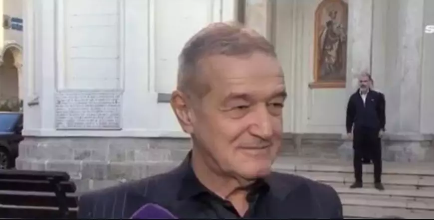 Gigi Becali și-a botezat a doua nepoțică: „Nu fericit, sunt foarte fericit”. Ce gest a făcut omul de afaceri la biserică