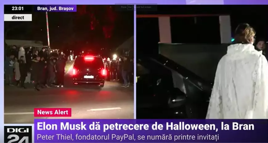 Cum au relatat televiziunile despre „Elon Musk în România”. Fiecare post a dat zeci de știri zilnic, la Digi 24, Pro TV, Antene și TVR