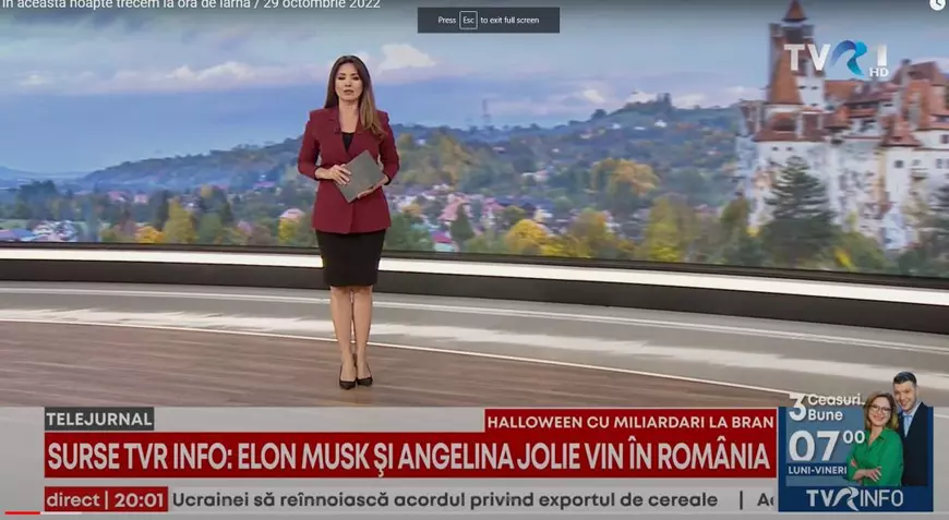 Cum au relatat televiziunile despre „Elon Musk în România”. Fiecare post a dat zeci de știri zilnic, la Digi 24, Pro TV, Antene și TVR