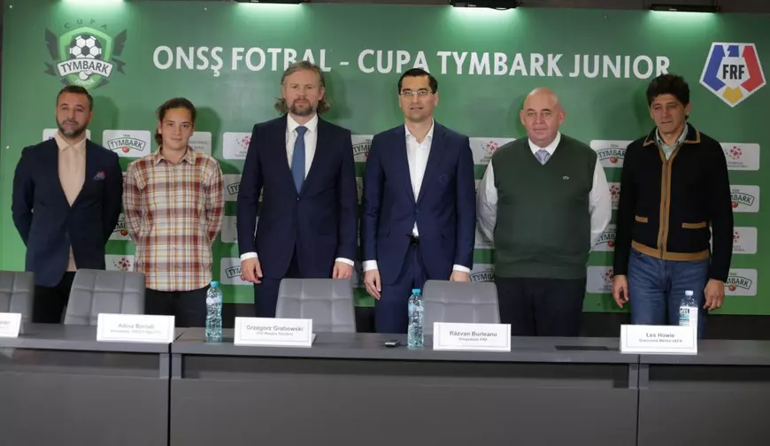 ONSȘ Fotbal - Cupa Tymbark Junior. Fluier de început al unei noi ediții. Cea mai mare întrecere la fotbal pentru elevii din România este din nou gata să descopere campioni.