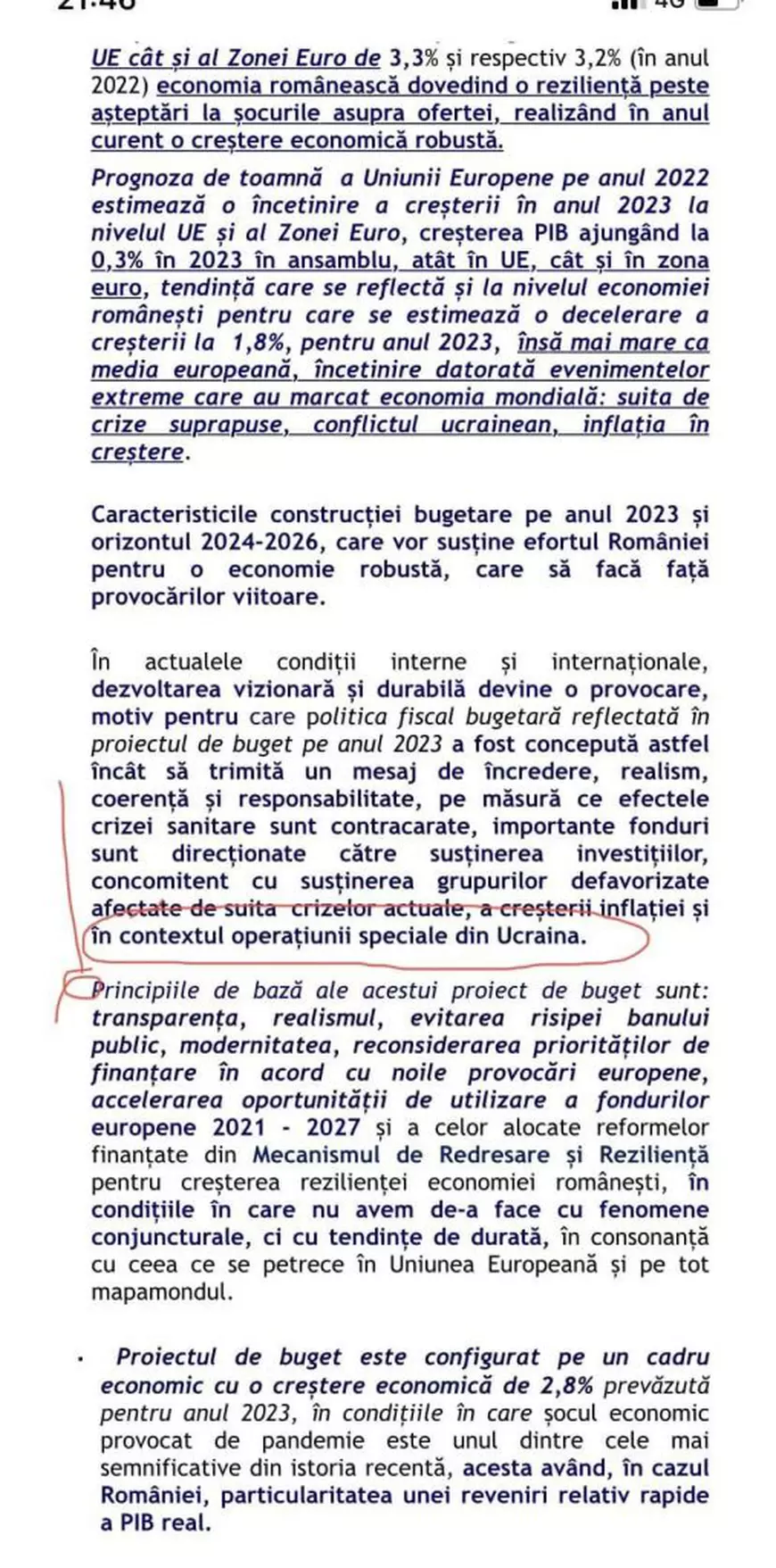Document al statului român care a folosit sintagma rusească „operațiune specială” pentru războiul din Ucraina. „O eroare de exprimare”