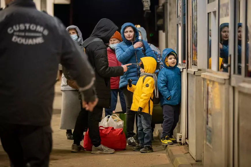 Anul 2022 în imagini cu refugiații ucraineni veniți în România, în urma războiului declanșat de Rusia