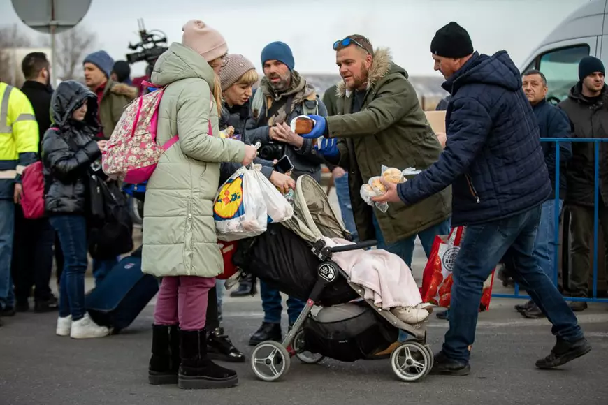 Anul 2022 în imagini cu refugiații ucraineni veniți în România, în urma războiului declanșat de Rusia