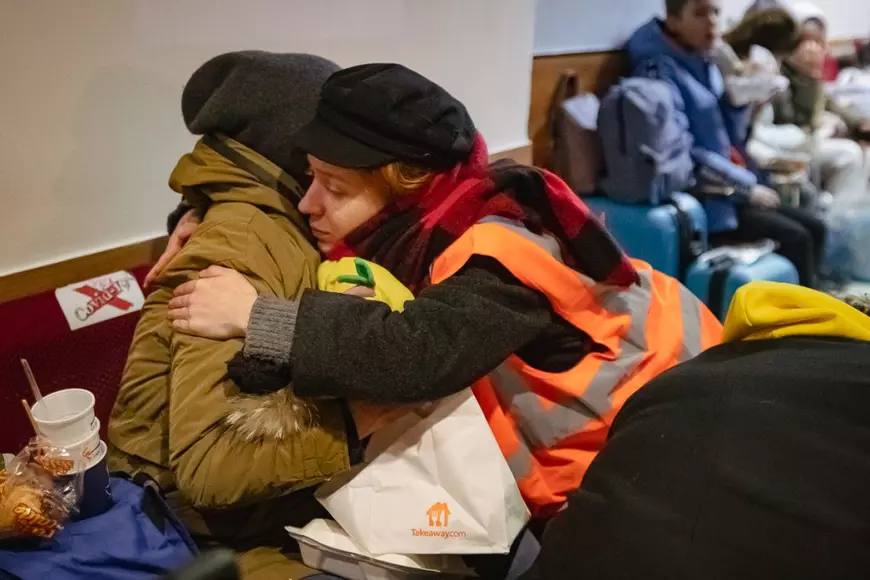 Anul 2022 în imagini cu refugiații ucraineni veniți în România, în urma războiului declanșat de Rusia