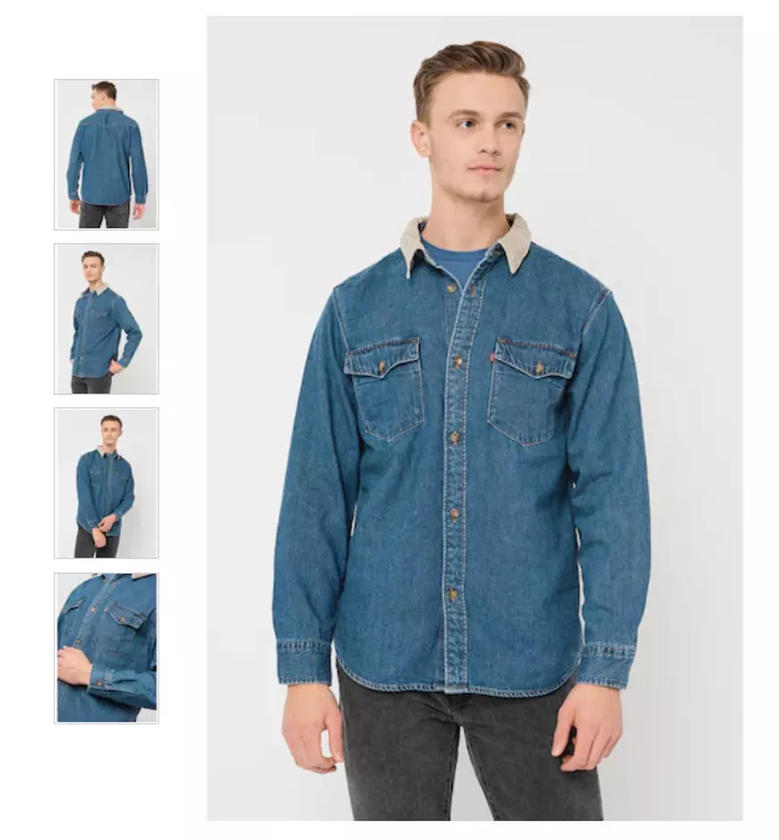 Reduceri la articole vestimentare Leviʼs în oferta Fashion Days de azi, 8 decembrie - Jacheta-camaşa denim